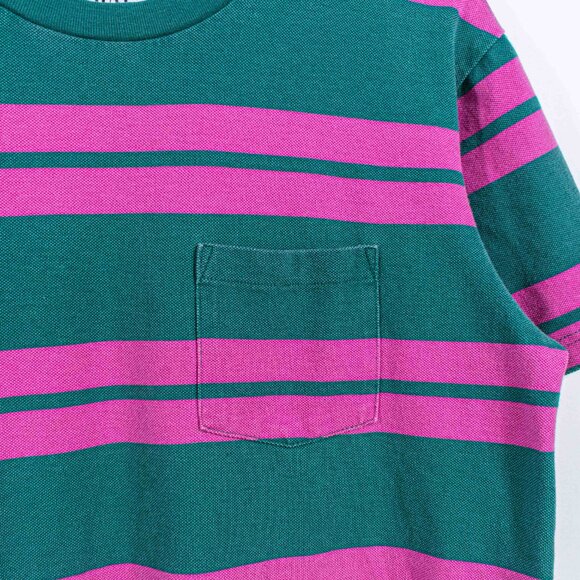 GAP Striped Pocket T-Shirt Surf Skate Medium Y2K Streetwear Grunge Beach - Picture 4 of 7